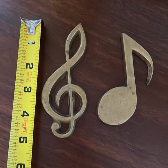 Vintage brass notes - Picture 12 of 12